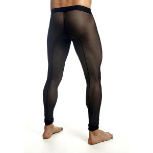 MOB - COLLANTS NOIRS TRANSPARENTS TAILLE L