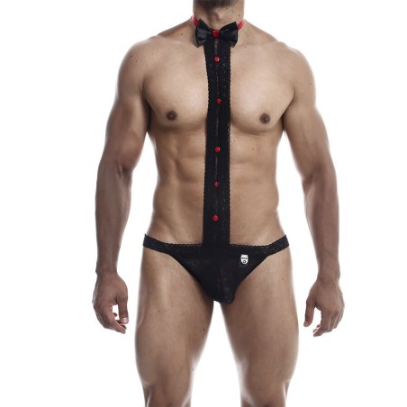 MOB - SMOKING AVEC STRING EN DENTELLE TAILLE L-XL