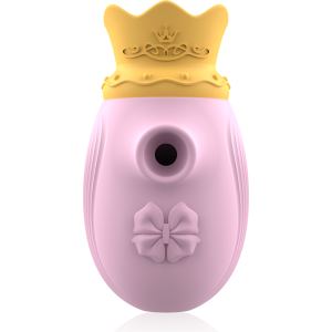 INTENSE - STIMULATEUR DE CLITORIS 10 MODES DASPIRATION ET DE LÉCHAGE - ROSE