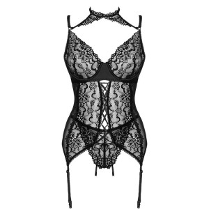 LIVCO CORSETTI FASHION - COLLECTION GIELLANDRA FOR THE SENSES CORSET CULOTTE NOIR
