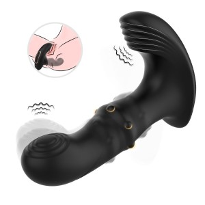 ARMONY - VIBRATEUR DE PROSTATE ANAL AVEC TÉLÉCOMMANDE NOIR