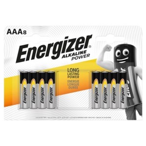 ENERGIZER - PILE ALCALINE PUISSANCE AAA LR03 8 UNIT