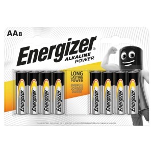 ENERGIZER - PILE ALCALINE POWER AA LR6 8 UNIT