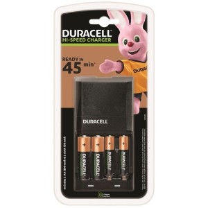 DURACELL - CHARGEUR 45MIN. 2xAA 1700mAh 2xAAA 750mAh