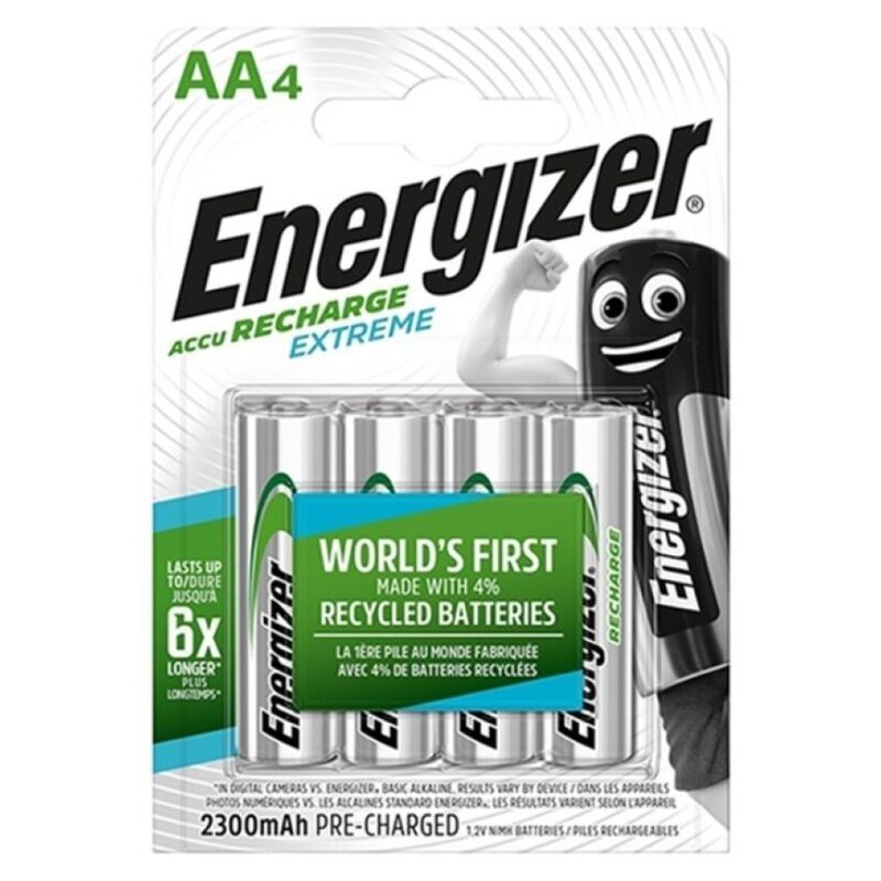 ENERGIZER - BATTERIE RECHARGEABLE EXTREME HR6 AA 2300mAh 4 UNIT