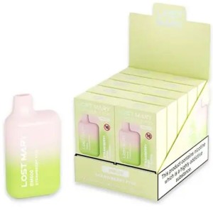 LOST MARY - (PACK PROFESSIONNEL EXPOSANT -10 UNITÉS) BM600 NICOTINE VAPER 2 JETABLE FRAISE KIWI