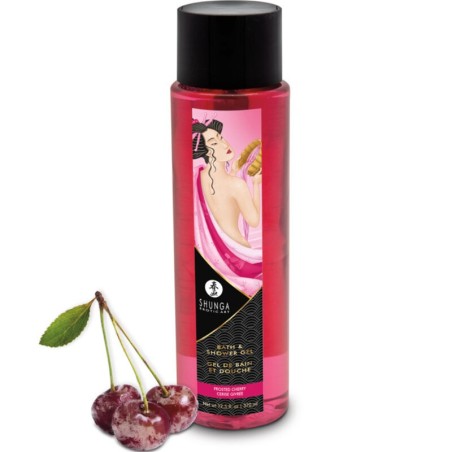 SHUNGA - GEL BAIN and DOUCHE CERISE GIVRÉE 370 ML