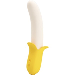 PRETTY LOVE - BANANA GEEK SUPER POWER 7 VIBRATIONS UPandDOWN SILICONE NOIR