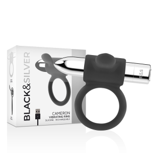 BLACKandSILVER - BAGUE RECHARGEABLE CAMERON ARGENT