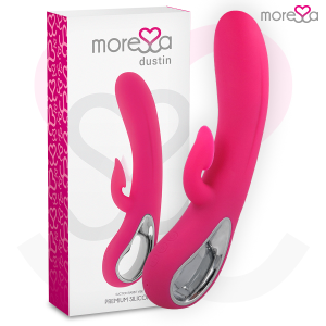 MORESSA - DUSTIN ASPIRATION CLITORIDIENNE ET VIBRATIONS PUISSANTES SILICONE PREMIUM RECHARGEABLE