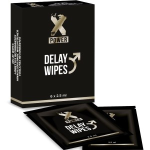 X POWER - LINGETTES DELAY 6 UNITÉS