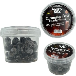 DIABLO PICANTE - 20 BONBONS AU PÉNIS SAVEUR RON COLA