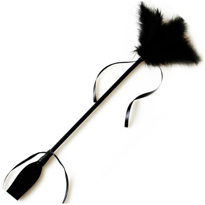 SECRETPLAY - FOUET ET TICKLE NOIR