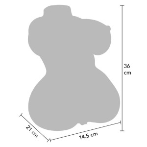 DÉSIR CACHÉ - MASTURBATEUR VAGIN ET ANUS JUICY DOUBLE D 5 KG