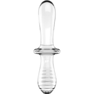 SATISFYER - GODE DOUBLE CRISTAL TRANSPARENT