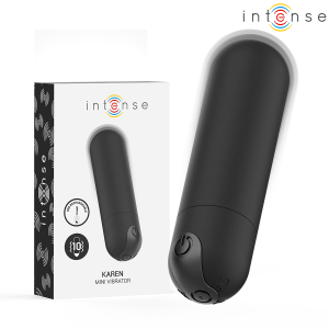 INTENSE - KAREN MINI VIBRANT RECHARGEABLE BALLE NOIRE