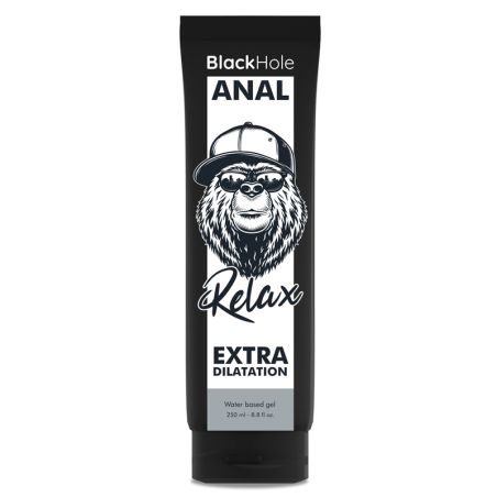 BLACK HOLE - GEL À BASE DEAU DILATATION ANALE 250 ML