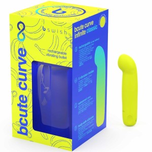 B SWISH - VIBRATEUR EN SILICONE RECHARGEABLE BCUTE CURVE INFINITE CLASSIC ÉDITION LIMITÉE JAUNE – Vibromasseurs Point G