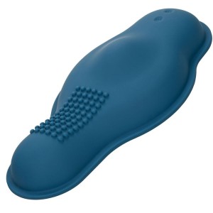 CALEXOTICS - RIDER MASSAGER DOUBLE MOTEUR TÉLÉCOMMANDE BLEU – Masseuses