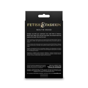NS NOVELTIES - FETISH and FASHION CAGOULE BOUCHE NYLON BLANC – Masque