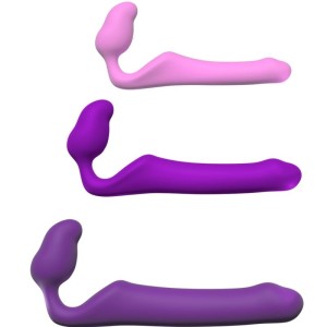 ADRIEN LASTIC - QUEENS STRAP-ON SOUPLE VIOLET TAILLE L – Harnais sans laisse