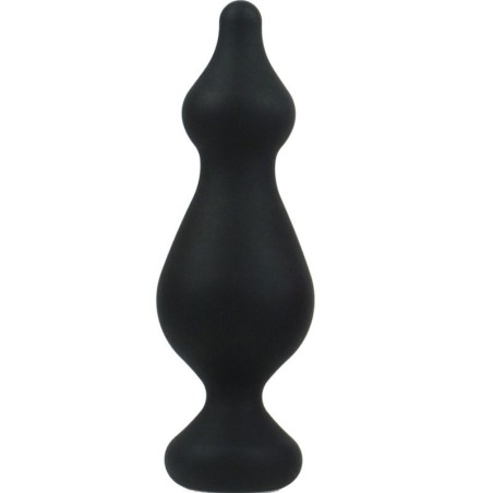 ADRIEN LASTIC - PLUG ANAL AMUSE SILICONE NOIR TAILLE L – Bouchons anaux
