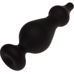 ADRIEN LASTIC - PLUG ANAL AMUSE SILICONE NOIR TAILLE L – Bouchons anaux
