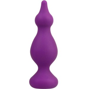 ADRIEN LASTIC - PLUG ANAL AMUSE SILICONE VIOLET TAILLE M – Bouchons anaux
