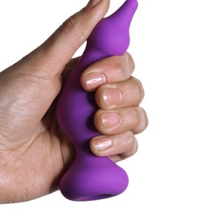 ADRIEN LASTIC - PLUG ANAL AMUSE SILICONE VIOLET TAILLE M – Bouchons anaux