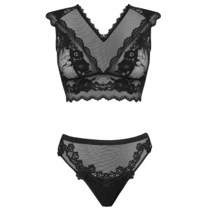 LIVCO CORSETTI FASHION - TIMOSAN LC 90631 SOUTIEN-GORGE CULOTTE NOIR