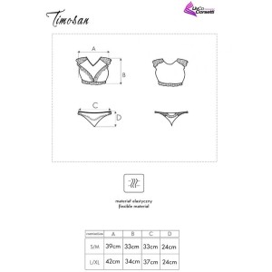 LIVCO CORSETTI FASHION - TIMOSAN LC 90631 SOUTIEN-GORGE CULOTTE NOIR