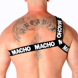 MACHO - HARNAIS ROMAIN BLANC S-M