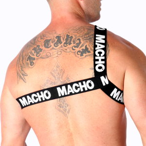 MACHO - HARNAIS ROMAIN BLANC S-M
