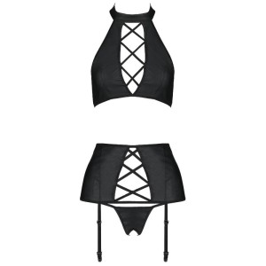 PASSION - ENSEMBLE NANCY CUIR ÉCOLOGIQUE L-XL