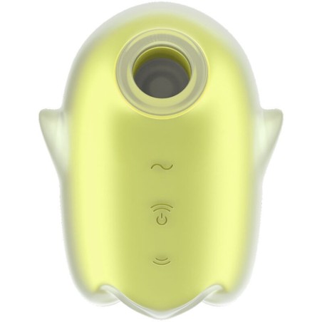 SATISFYER - GLOWING GHOST AIR PULSE and VIBRATEUR JAUNE