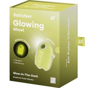 SATISFYER - GLOWING GHOST AIR PULSE and VIBRATEUR JAUNE