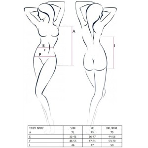 PASSION - FEMME TRIXY TEDDY NOIR TAILLE L-XL