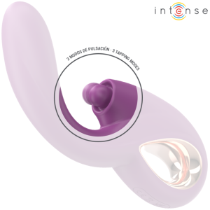 INTENSE - LALI VIBRATEUR MULTIFONCTION POINT G TAPPING and THRUST and VIBRATION VIOLET