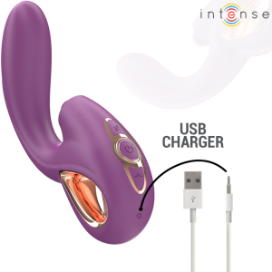 INTENSE - LALI VIBRATEUR MULTIFONCTION POINT G TAPPING and THRUST and VIBRATION VIOLET