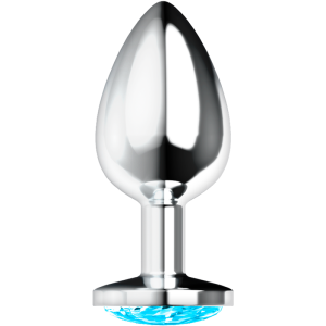OHMAMA - PLUG ANAL AVEC CRISTAL BLEU L
