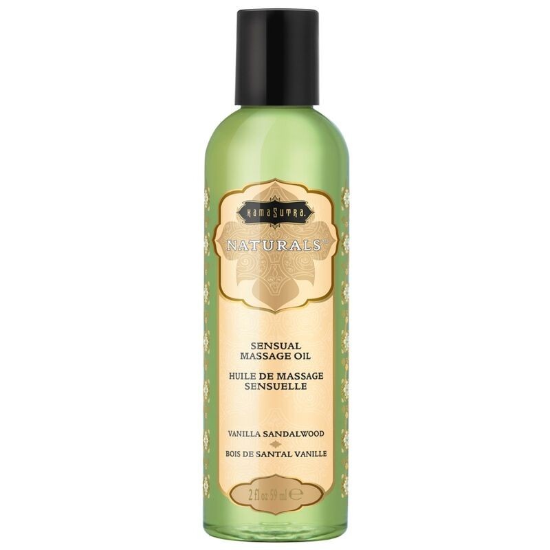 KAMASUTRA - HUILE DE MASSAGE NATURELLE VANILLE BOIS DE SANTAL 59 ML