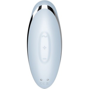 SATISFYER - TAP and CLIMAX 2 VIBRATEUR and STIMULATEUR BLEU