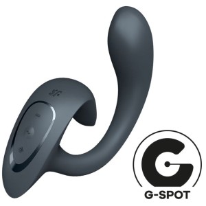 SATISFYER - G FOR GODDESS 1 VIBRATEUR RABBIT GRIS FONC