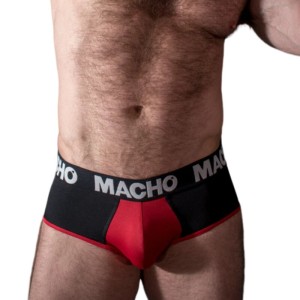 MACHO - MS26N SLIP NOIR-ROUGE L