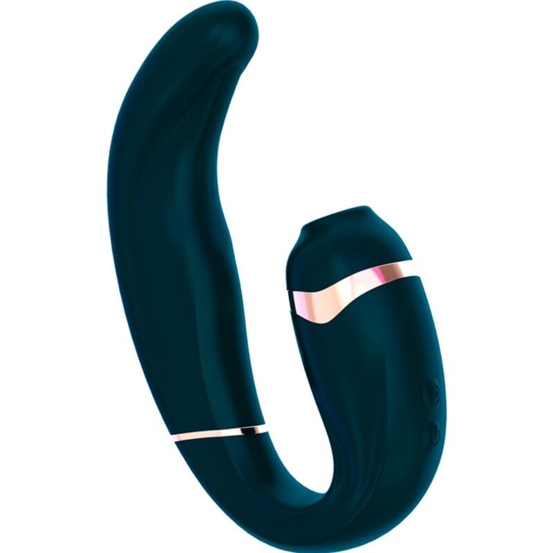 ADRIEN LASTIC - MYG ASPIRATEUR DE CLITORIS ET STIMULATEUR DE POINT G VERT FONCÉ