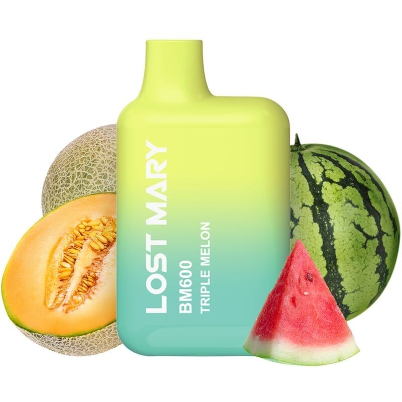 LOST MARY - BM600 VAPER NICOTINE 2 JETABLE TRIPLE MELON
