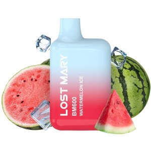 LOST MARY - (PACK PROFESSIONNEL EXPOSANT -10 UNITÉS) BM600 NICOTINE VAPER 2 JETABLE WATERMELON ICE