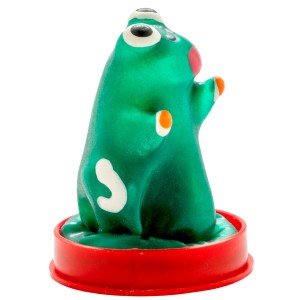 CONDOMERIE - PRÉSERVATIFS FANTAISIE PEINTS À LA MAIN MODÈLE GRENOUILLE 1