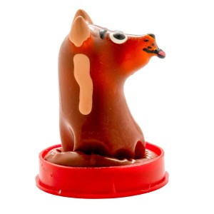 CONDOMERIE - PRÉSERVATIFS FANTAISIE PEINTS À LA MAIN EN FORME DE CHIEN