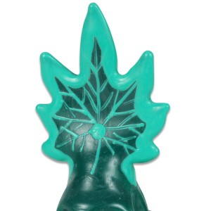 CONDOMERIE - PRÉSERVATIFS FANTAISIE PEINTS À LA MAIN CANNABIS MODÈLE 1